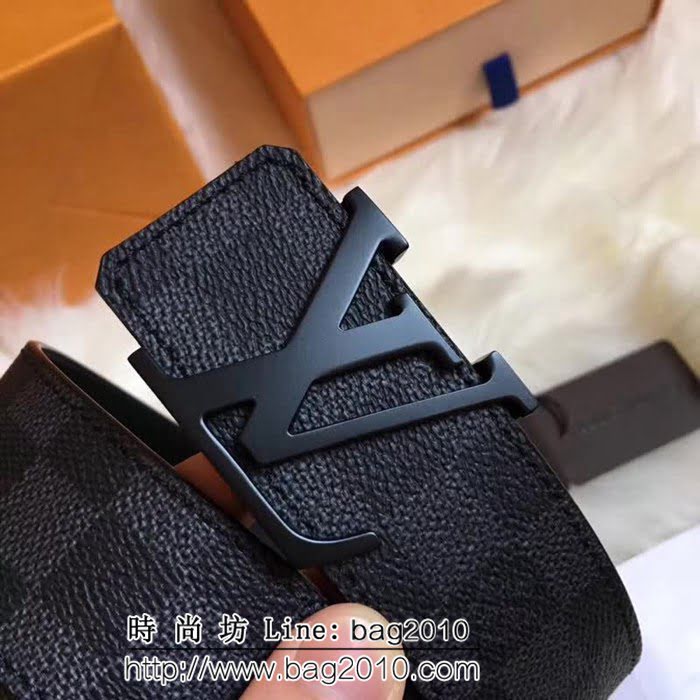 路易威登LV 扣皮帶系列 MADE in S ain 原單水貨M9808 高端男士皮帶 LHG1059